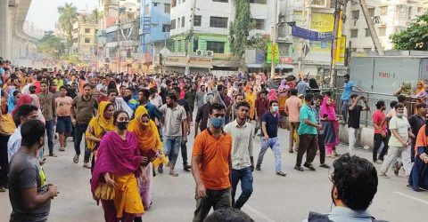 ন্যূনতম মজুরি প্রত্যাখ্যান পোশাক শ্রমিকদের: শুক্রবার প্রতিবাদ সমাবেশ