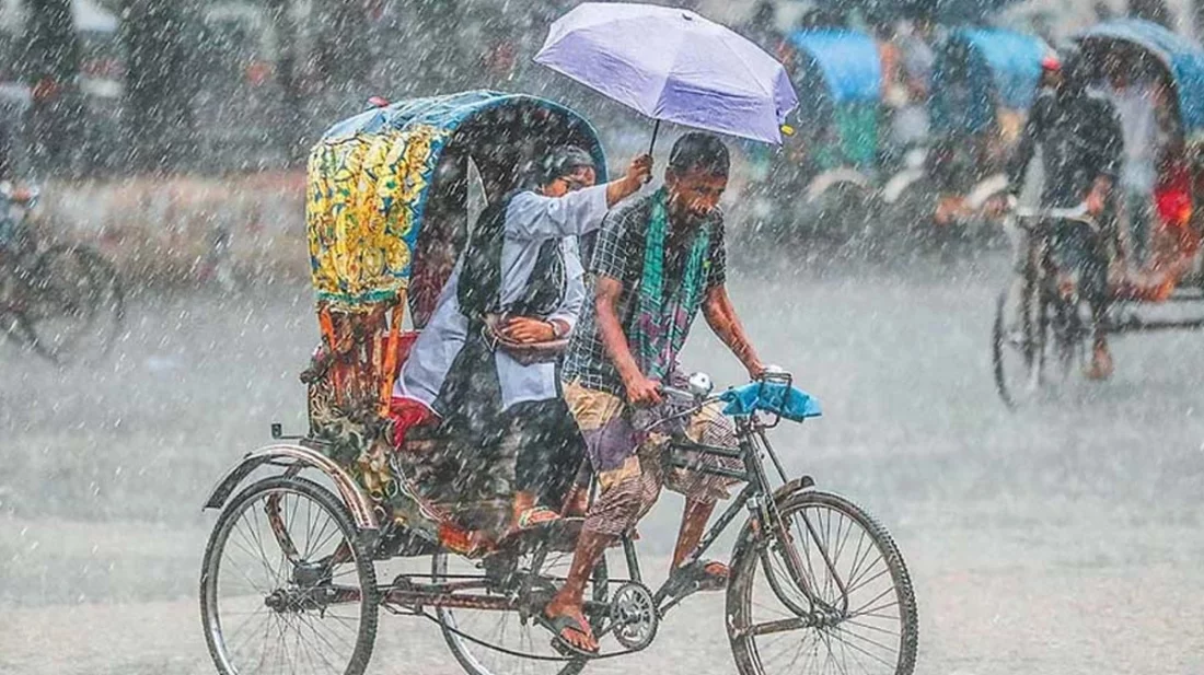 ৪ বিভাগে বজ্রসহ বৃষ্টি হতে পারে