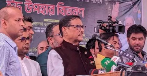 বিএনপি ক্ষমতায় গেলে গোটা বাংলাদেশ গিলে খাবে : ওবায়দুল কাদের