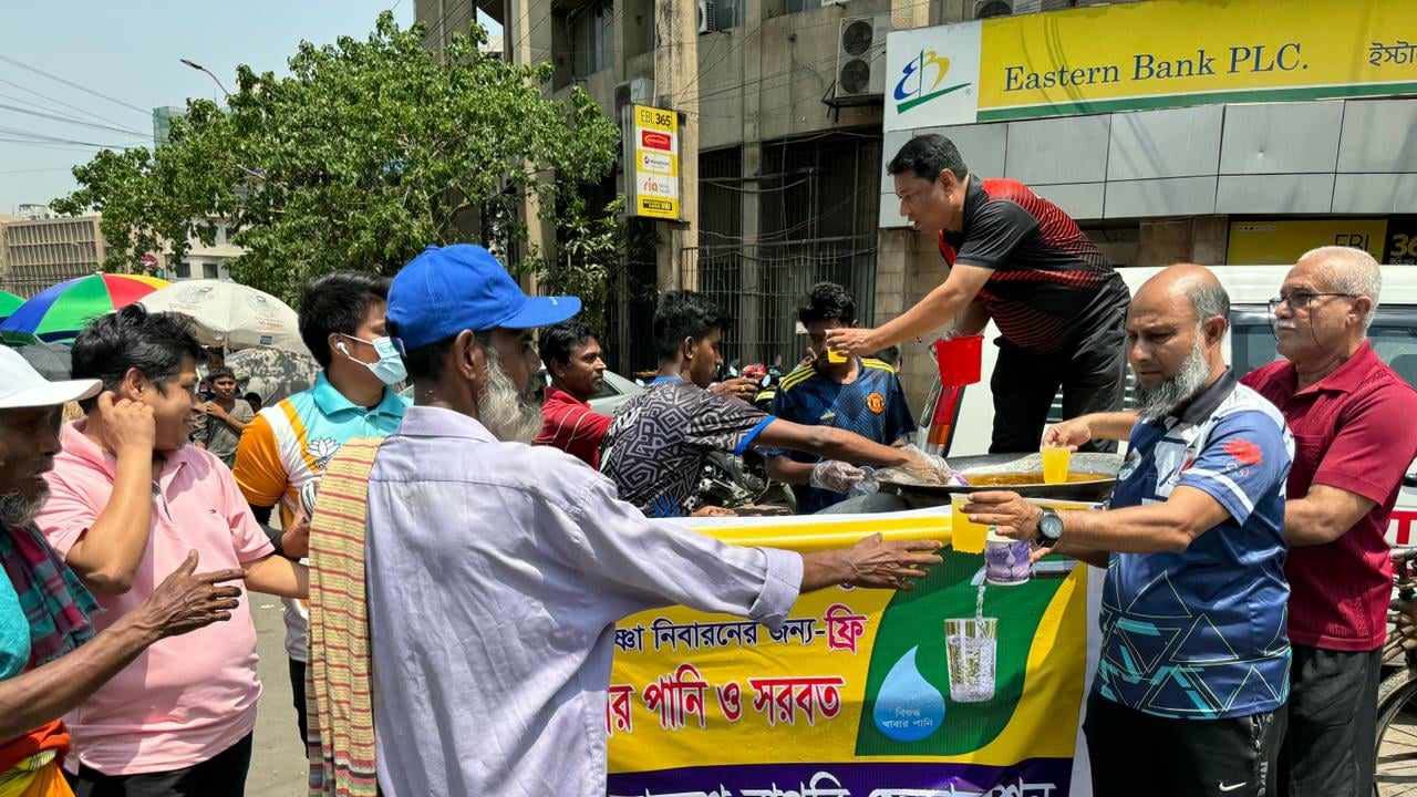 তৃষ্ণার্তদের পাশে রাগবি ফেডারেশন