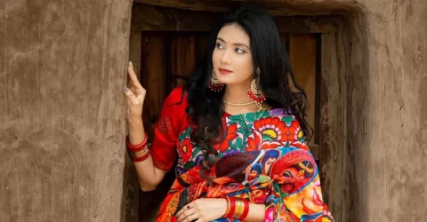 পোশাক আশাকে রিকশাচিত্র