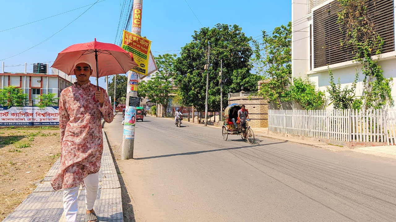 তাপমাত্রা বাড়তে পারে ৩ ডিগ্রি