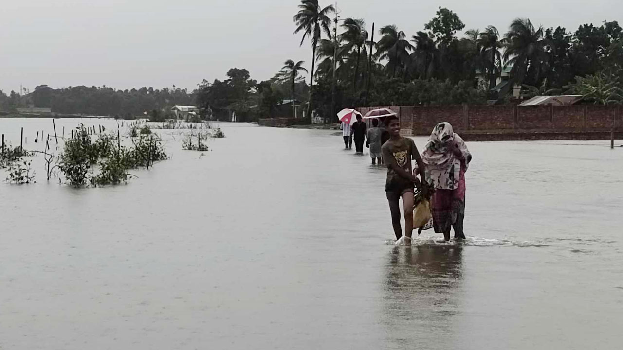 সর্বোচ্চ বৃষ্টিপাত চাঁদপুরে, ঢাকায় ২২৪ মিলিমিটার