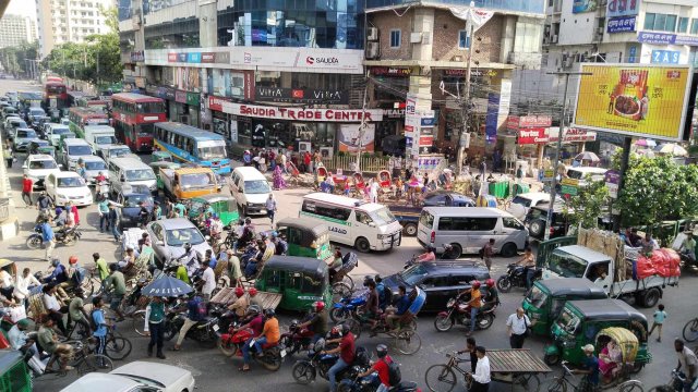 ‘বাংলা ব্লকেডের’ আগেই যানজটে ঢাকা ব্লকড