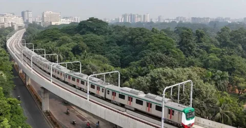 রোববার থেকে নিয়মিত চলবে মেট্রোরেল