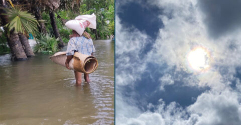 নোয়াখালীতে তীব্র রোদ, উন্নতি হচ্ছে বন্যা পরিস্থিতির