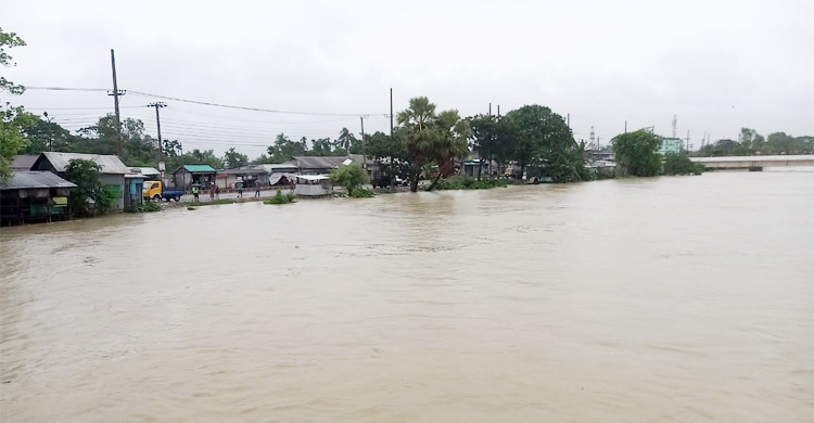 বিপৎসীমার ১৯৫ সেন্টিমিটার ওপরে খোয়াই নদী