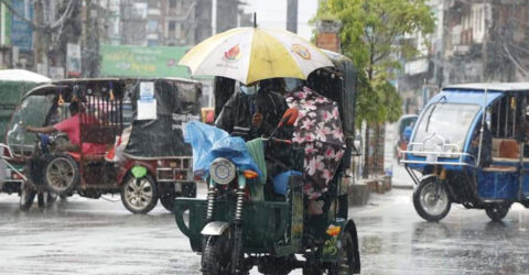 রাজশাহীতে আড়াই ঘণ্টায় ১০ মিলিমিটার বৃষ্টিপাত