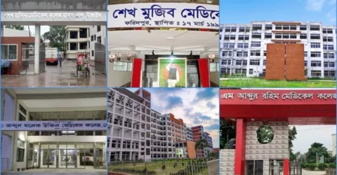 ছয় সরকারি মেডিকেল কলেজের নাম পরিবর্তন