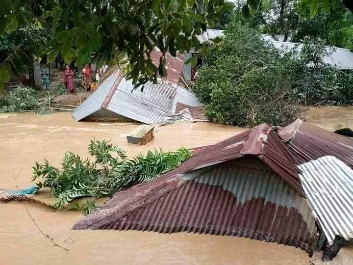 শেরপুরে বন্যা পরিস্থিতির অবনতি, মৃত্যু বেড়ে ৭