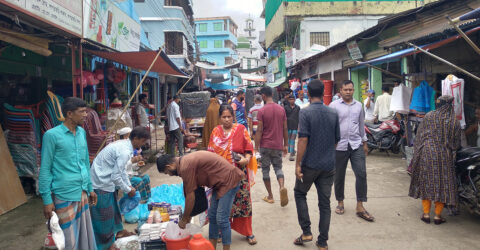 খাগড়াছড়িতে পরিস্থিতি স্বাভাবিক, হাটে মানুষের উপস্থিতি কম