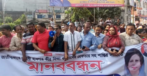 ‘সংখ্যালঘুদের ওপর নির্যাতনকে ইস্যু বানানোরাই তাঁতীবাজার মণ্ডপে হামলা করেছে