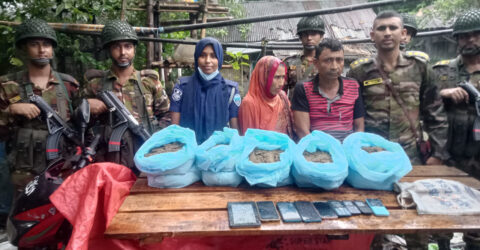 ঘরেই মাদকের কারবার করতেন স্বামী-স্ত্রী, যৌথবাহিনী অভিযানে ধরা