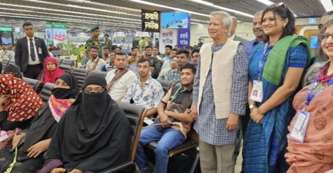 শাহজালালে অভিবাসী কর্মীদের জন্য ডেডিকেটেড লাউঞ্জ উদ্বোধন