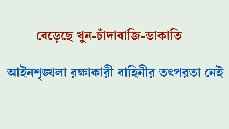 খুলনায় সন্ত্রাসীরা বেপরোয়া, চলছে অস্ত্রের মহড়া