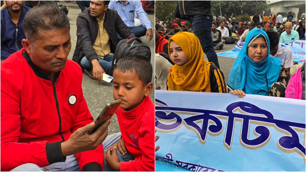 চাকরি ফিরে পেতে সচিবালয়ের দিকে যাচ্ছেন চাকরিচ্যুত পুলিশ সদস্যরা