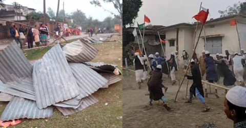 মেয়েদের ফুটবল ম্যাচে বাধা, সরকারের নিন্দা