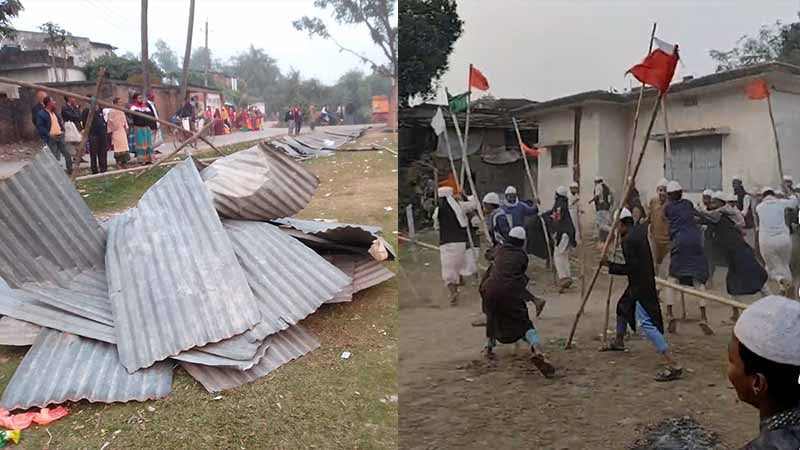 মেয়েদের ফুটবল ম্যাচে বাধা, সরকারের নিন্দা