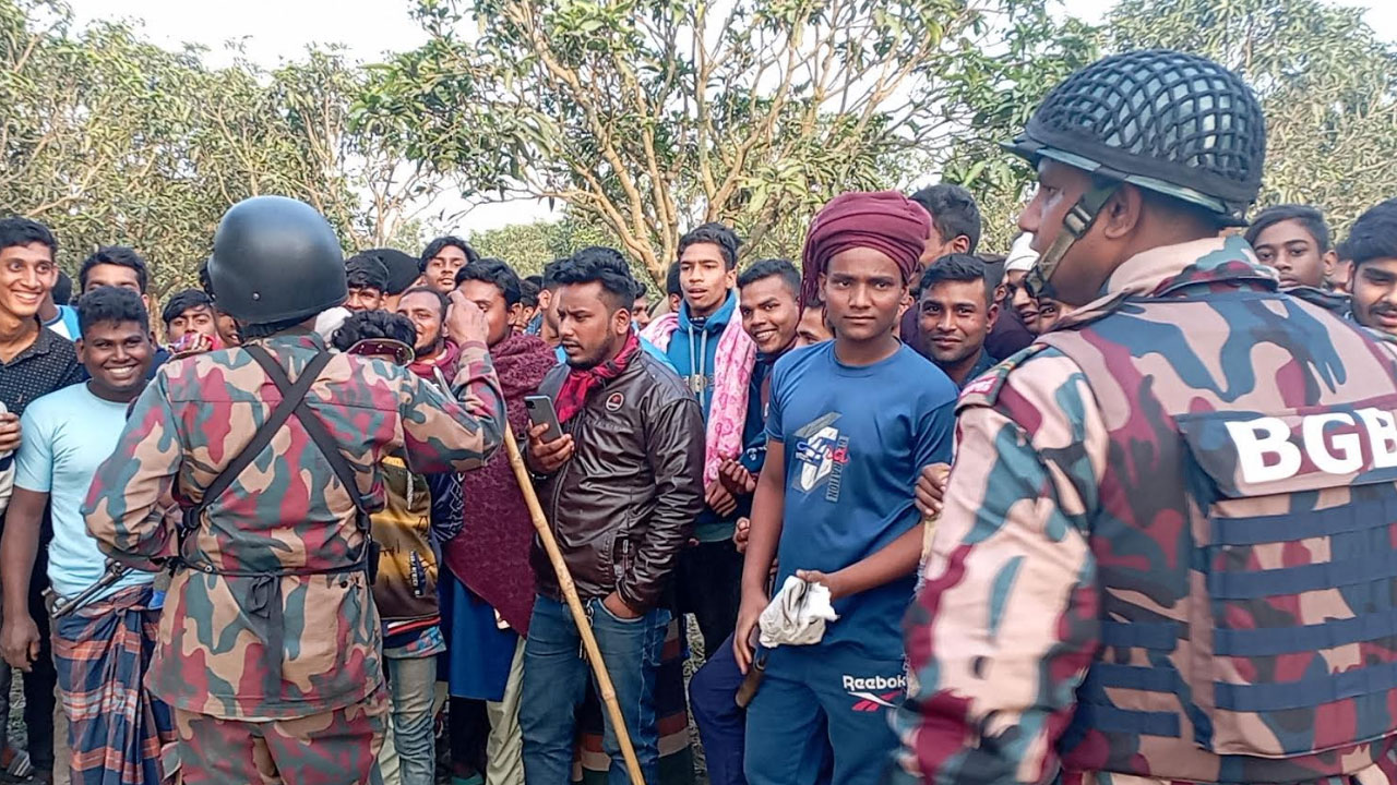 চাঁপাইনবাবগঞ্জ সীমান্ত স্বাভাবিক, চলছে বিজিবির নিয়মিত টহল