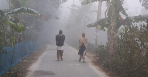 সূর্যের দেখা নেই, শীতে কাঁপছে লালমনিরহাটের মানুষ