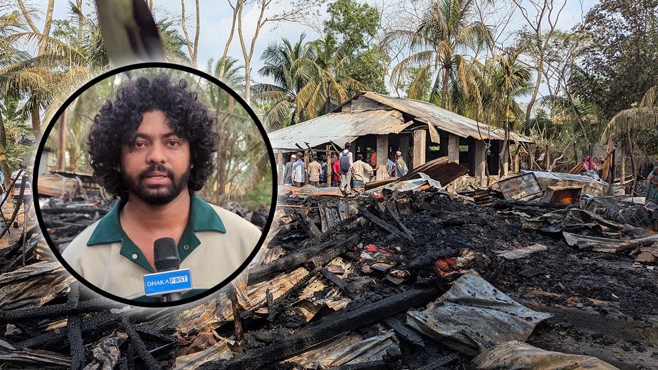 ‘পরিকল্পিত অগ্নিকাণ্ডে’ প্রাণে বাঁচলো কাফির পরিবার